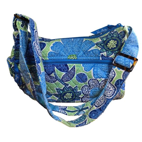 Vera Bradley Claire Lizzy Crossbody Bag 12x8x5 with Matching Wristlet Wallet - Picture 3 of 14